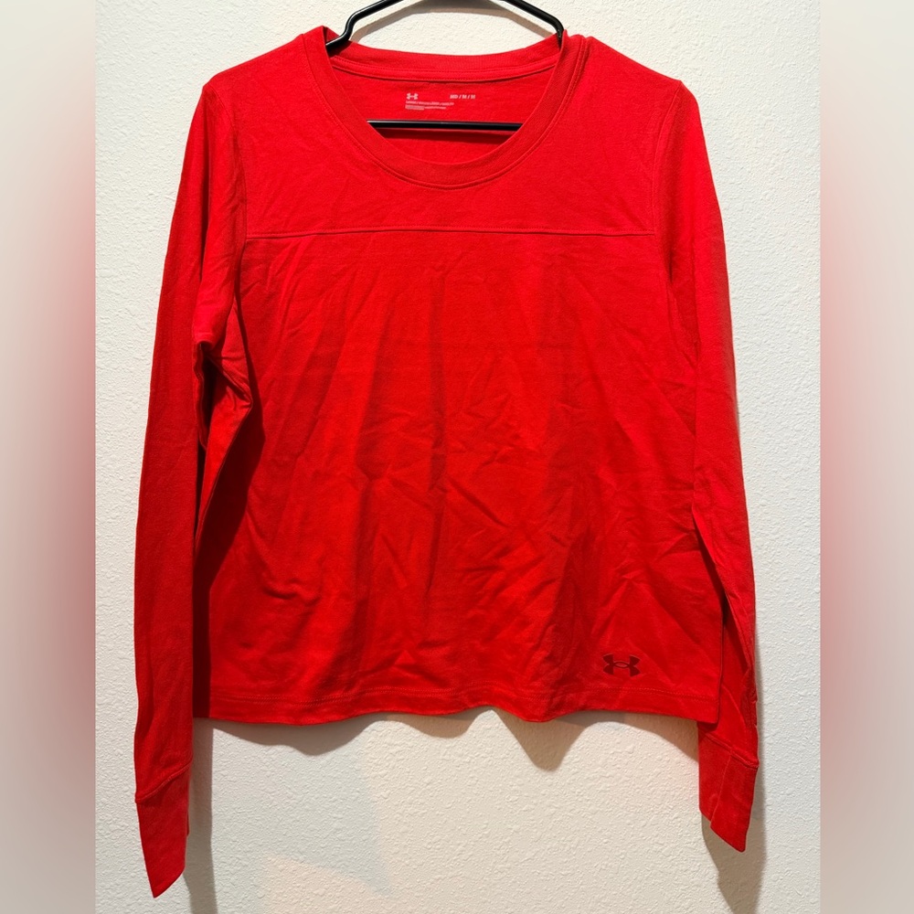 Under Armour Vibrant Red Crew Neck Tee